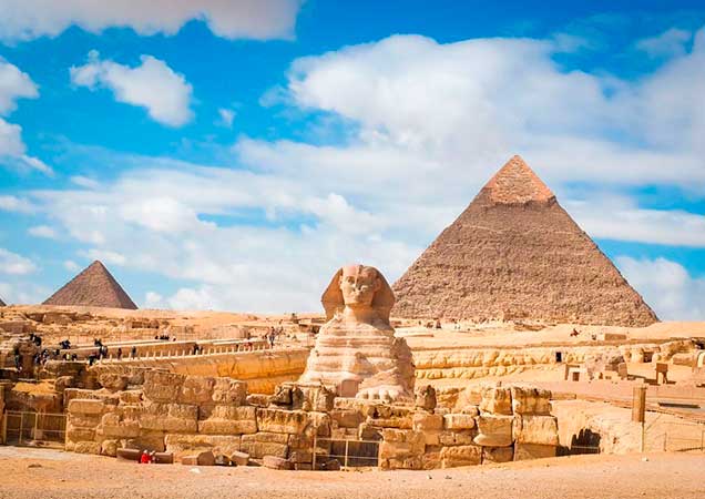 Pirámides de Giza en Egipto